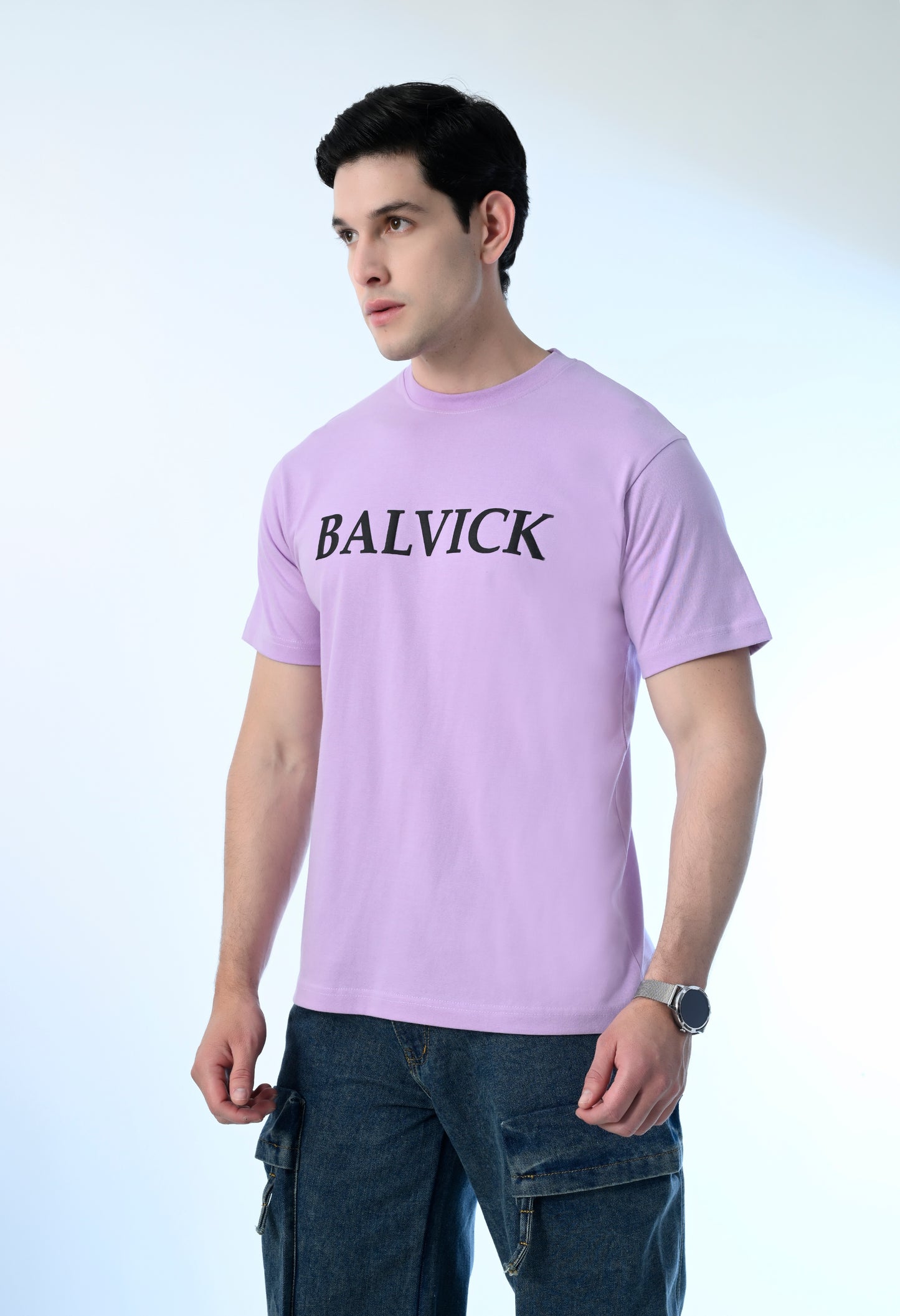 Balvick T-shirt of Lavender colour