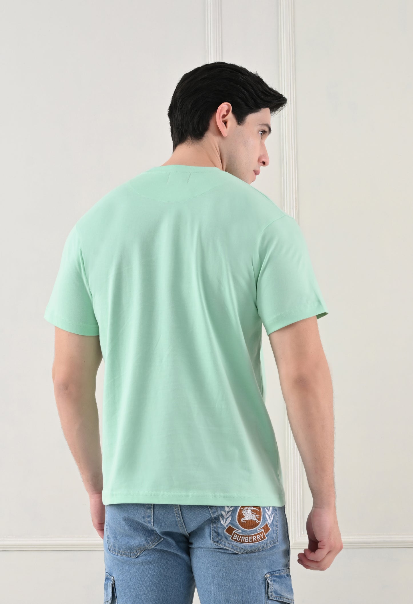 Balvick T-shirt of Aqua Blue colour