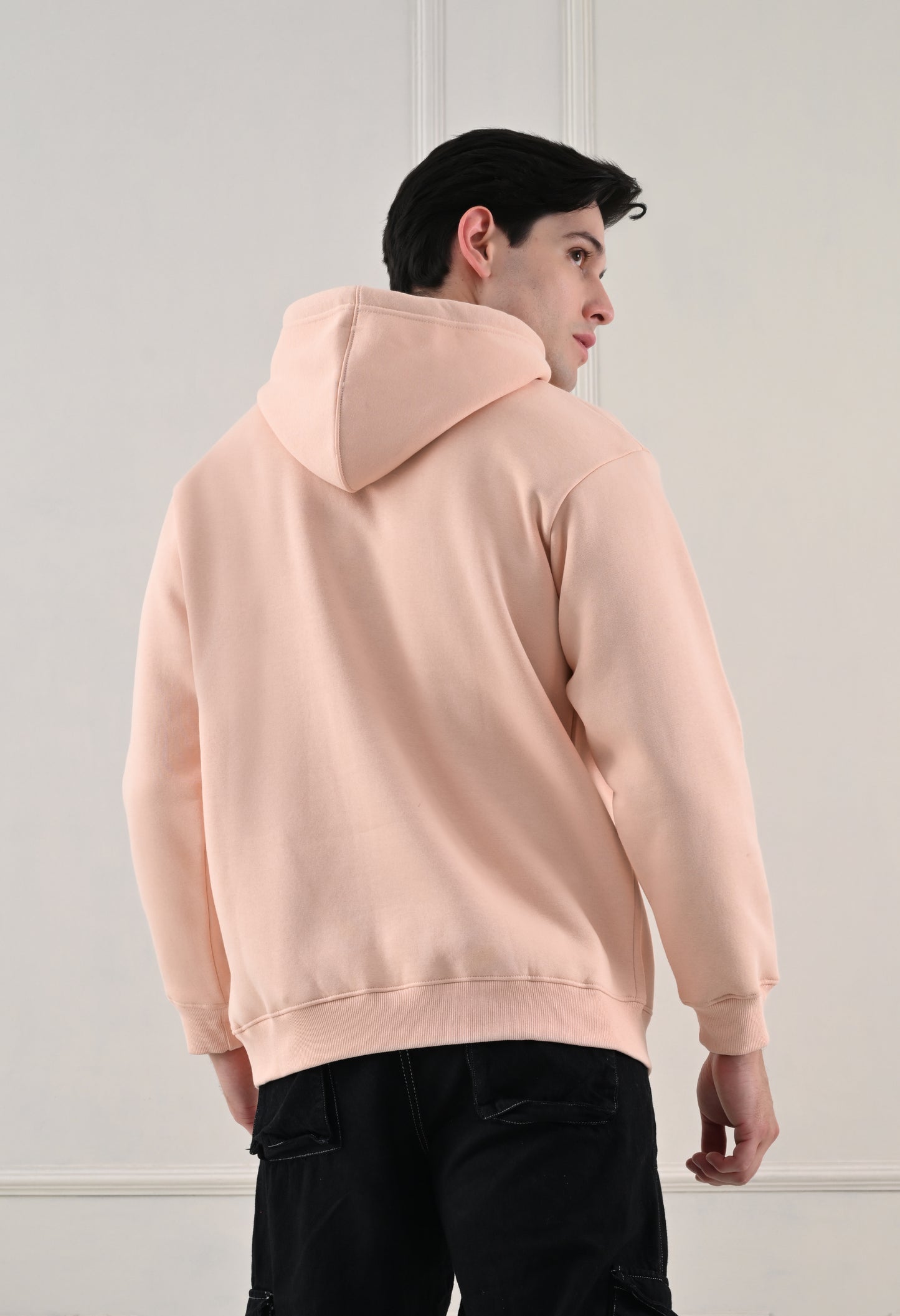 Balvick Hoodie of Beige Pink colour