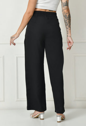 Black Japanese pants for women
