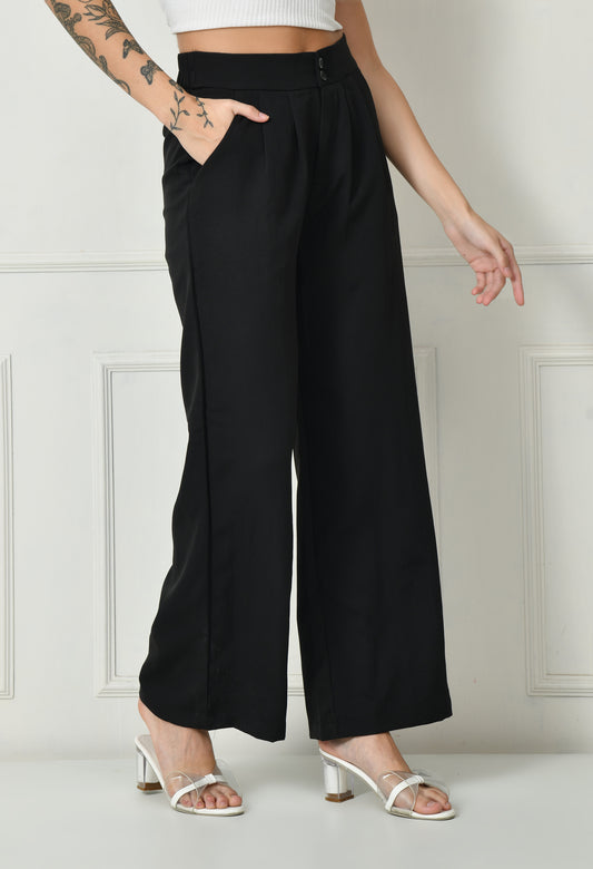Black Japanese pants for women