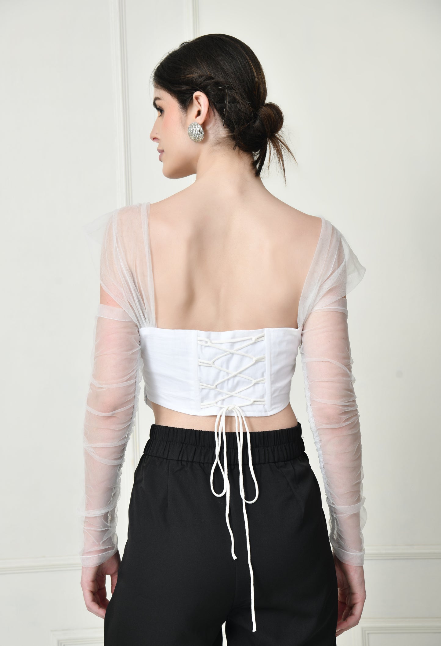 White Corset top