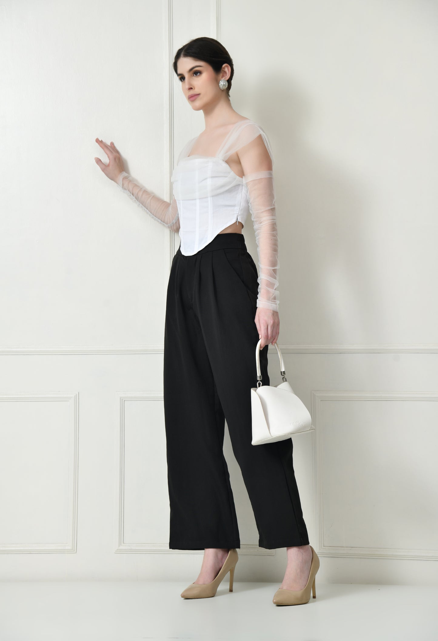 White Corset top