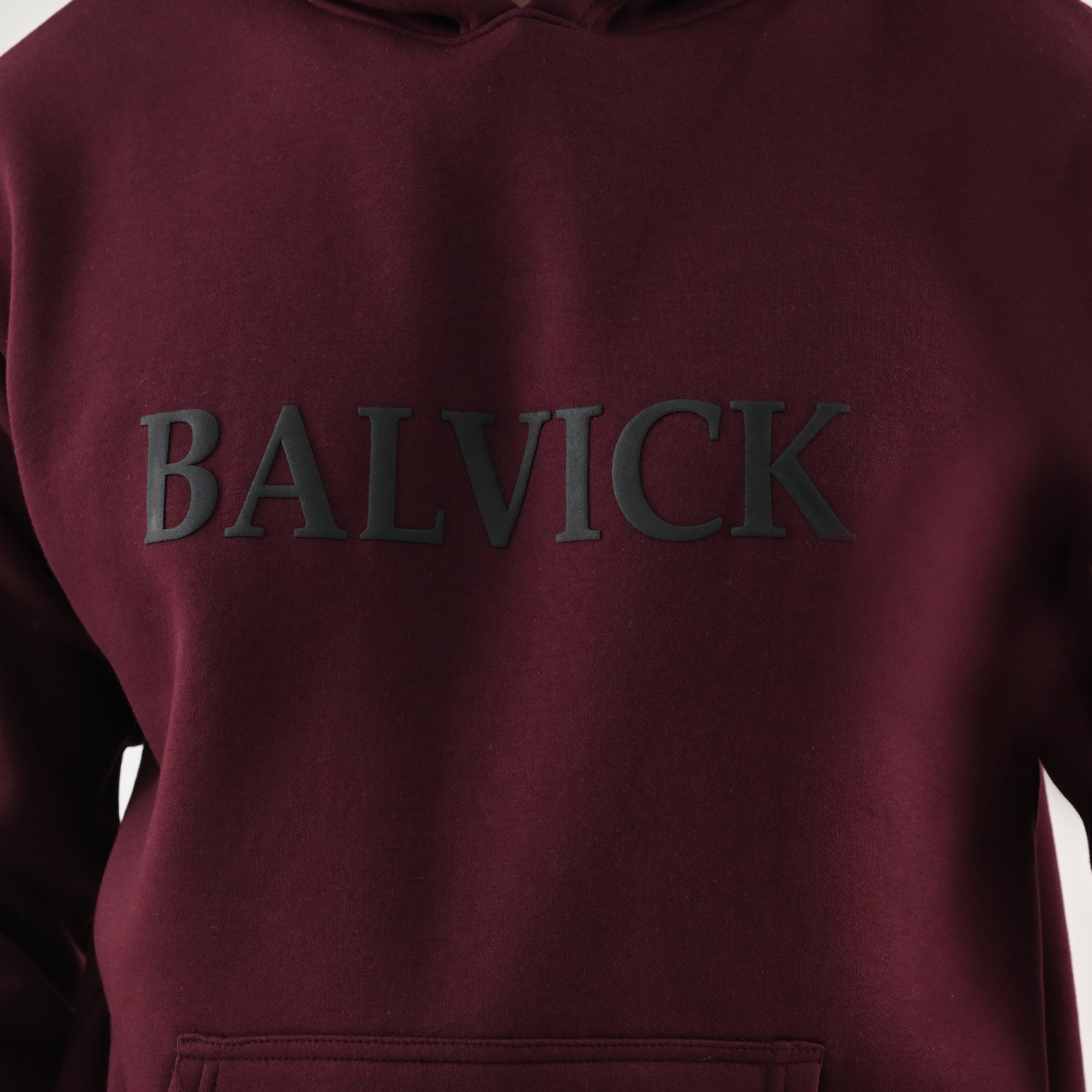 Balvick Hoodie of Wine colour