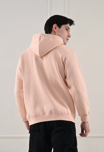 Balvick Hoodie of Beige Pink colour
